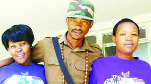 T-Herbs (centre) released his latest album on Monday.