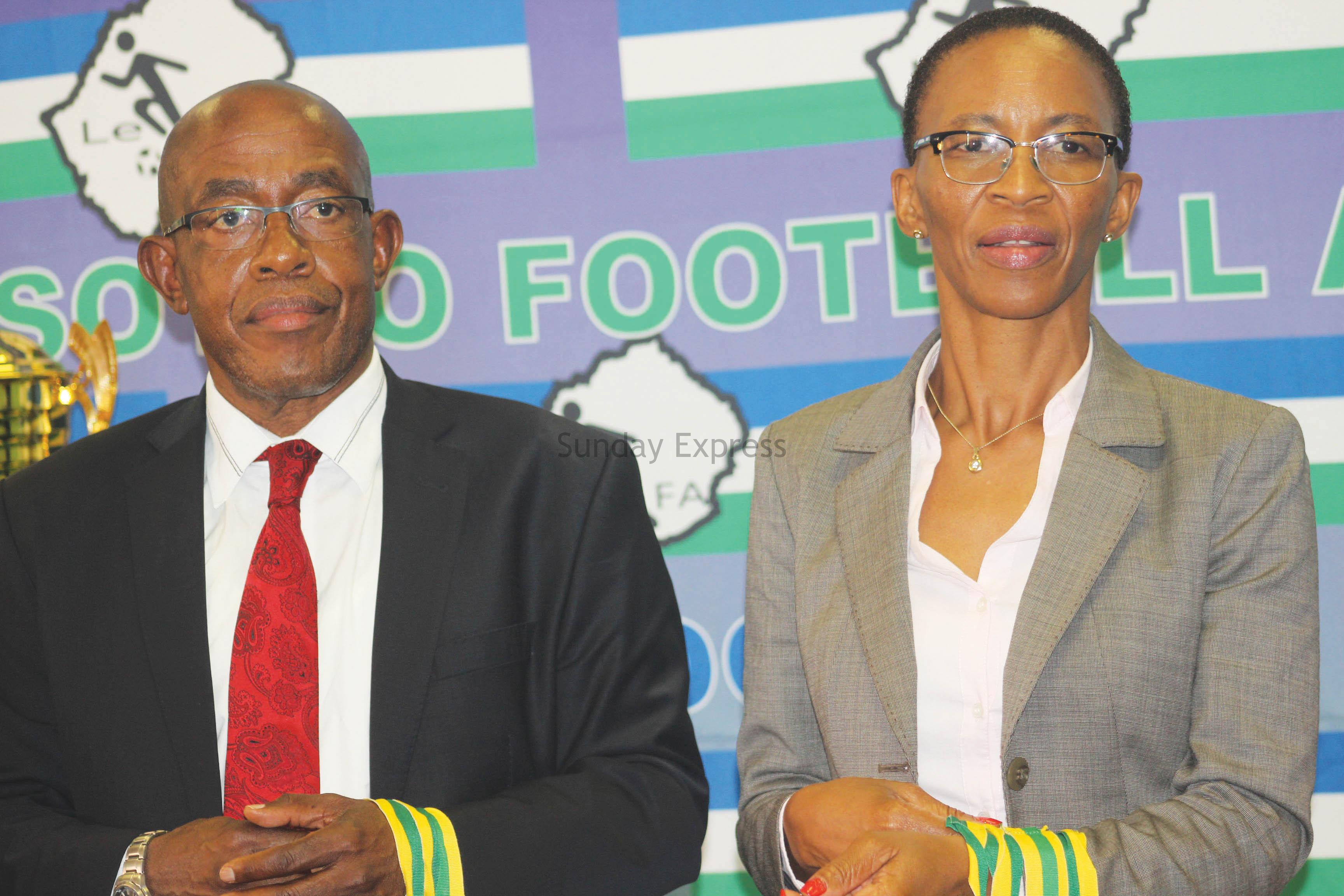 Lesotho Football Association (LeFA) president advocate Salemane Phafane KC has challenged the minister of Gender and Youth, Sports and Recreation, Dr Mahali Phamotse (1)