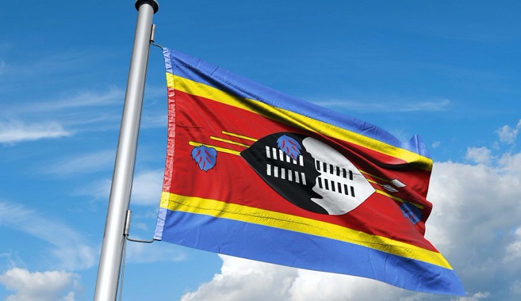The flag of Eswatini